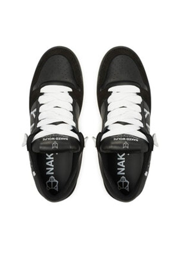 Naked Wolfe Sneakersy CM-00 Czarny. Kolor: czarny. Materiał: skóra