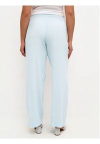Kaffe Spodnie materiałowe Milia 10508314 Niebieski Loose Fit. Kolor: niebieski. Materiał: len