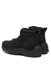 Calvin Klein Jeans Trapery Hybrid Wp Boot Laceup Rebellious YM0YM01077 Czarny. Kolor: czarny. Materiał: skóra