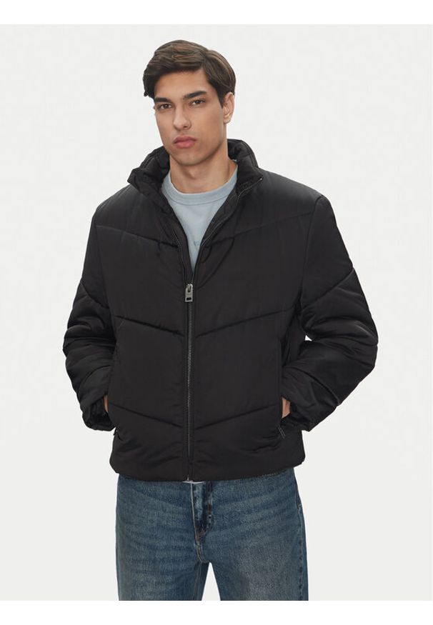Hugo - HUGO Kurtka zimowa Bero2531 50541590 Czarny Regular Fit. Kolor: czarny. Materiał: syntetyk. Sezon: zima
