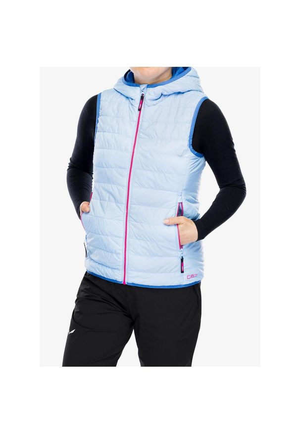 Kamizelka dziecięca CMP Velvexa. Kolor: niebieski. Styl: sportowy