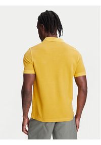 United Colors of Benetton - United Colors Of Benetton Polo 3089U302D Żółty Regular Fit. Typ kołnierza: polo. Kolor: żółty. Materiał: bawełna #4