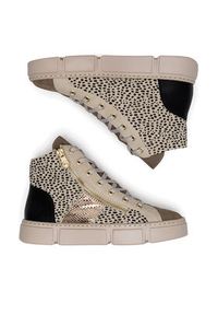 Rieker Trzewiki N5931-62 Beżowy. Kolor: beżowy. Materiał: materiał #4