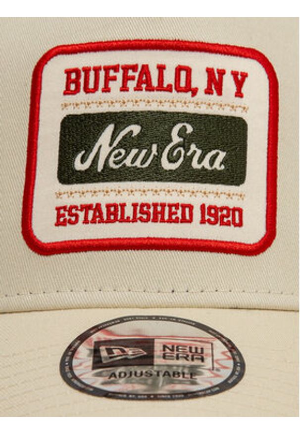 New Era Czapka z daszkiem Patch Trucker 60595467 Beżowy. Kolor: beżowy. Materiał: materiał, poliester