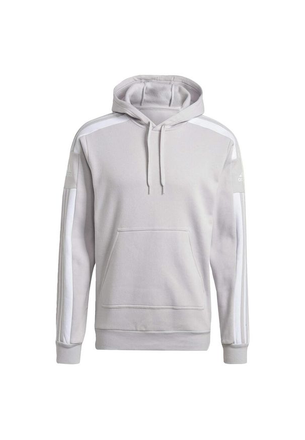 Adidas - Bluza piłkarska męska adidas Squadra 21 Sweat Hoody. Typ kołnierza: kaptur. Kolor: szary. Sport: piłka nożna