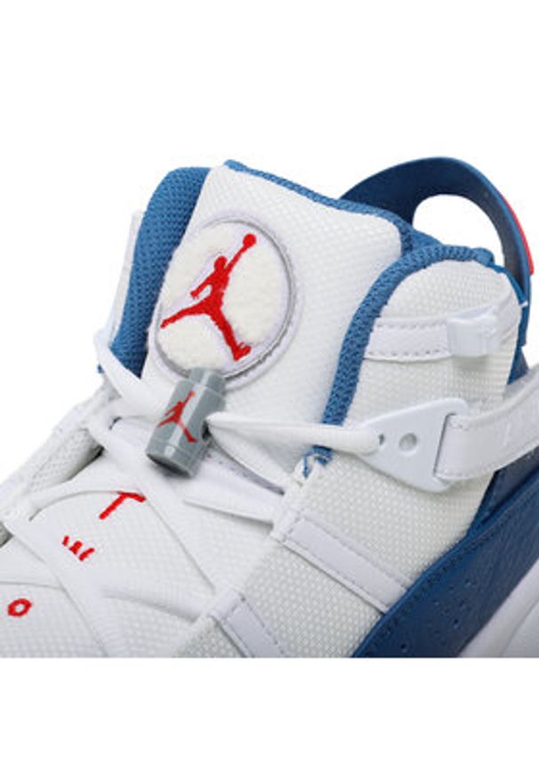 Nike Buty do koszykówki Jordan 6 Rings 322992 140 Biały. Kolor: biały. Materiał: skóra. Sport: koszykówka