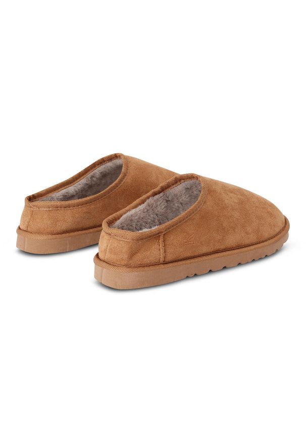 Regatta - Kapcie damskie Solace. Kolor: brązowy, beżowy, wielokolorowy. Materiał: futro, zamsz, syntetyk