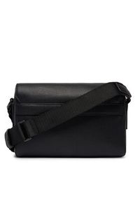 Calvin Klein Torebka Emblem Hw Small Slap Messenger LV04D3367G Czarny. Kolor: czarny. Materiał: skórzane #3