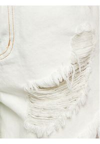 Glamorous Szorty jeansowe KA6744B Biały Regular Fit. Kolor: biały. Materiał: jeans, bawełna #2