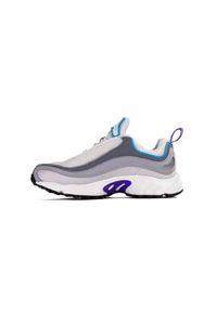 Buty do biegania damskie Reebok Daytona Dmx. Zapięcie: sznurówki. Kolor: biały, wielokolorowy. Materiał: syntetyk, tkanina, materiał. Szerokość cholewki: normalna. Sport: bieganie