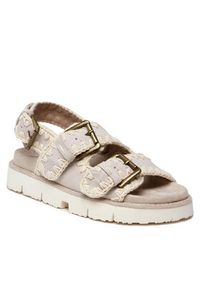 Mou Sandały New Bio SW461003A Szary. Kolor: szary. Materiał: skóra, zamsz #4