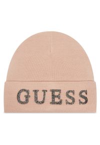 Czapka Guess. Kolor: różowy