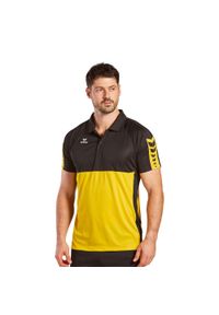 ERIMA - Polo Erima Six Wings. Typ kołnierza: polo. Kolor: żółty, wielokolorowy, czarny. Sport: piłka nożna #1