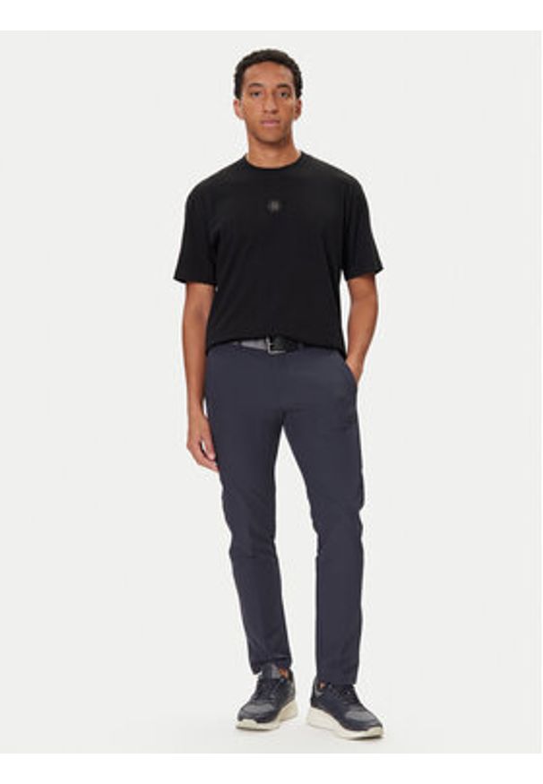 BOSS T-Shirt Future 50544316 Czarny Oversize. Kolor: czarny. Materiał: bawełna