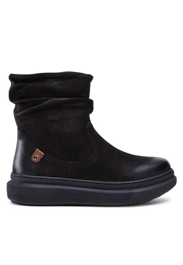 Lasocki Botki WI23-SONIT-02 Czarny. Kolor: czarny. Materiał: nubuk, skóra