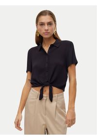 Vero Moda Koszula Menny 10303694 Czarny Relaxed Fit. Kolor: czarny. Materiał: wiskoza #1