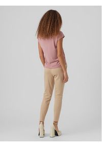 Vero Moda T-Shirt Filli 10247666 Różowy Regular Fit. Kolor: różowy. Materiał: syntetyk