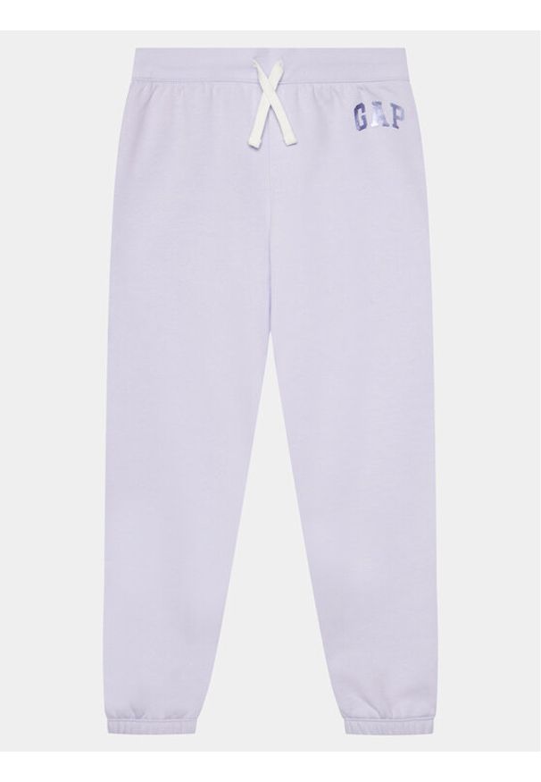 GAP - Gap Spodnie dresowe 789629-00 Fioletowy Regular Fit. Kolor: fioletowy. Materiał: bawełna