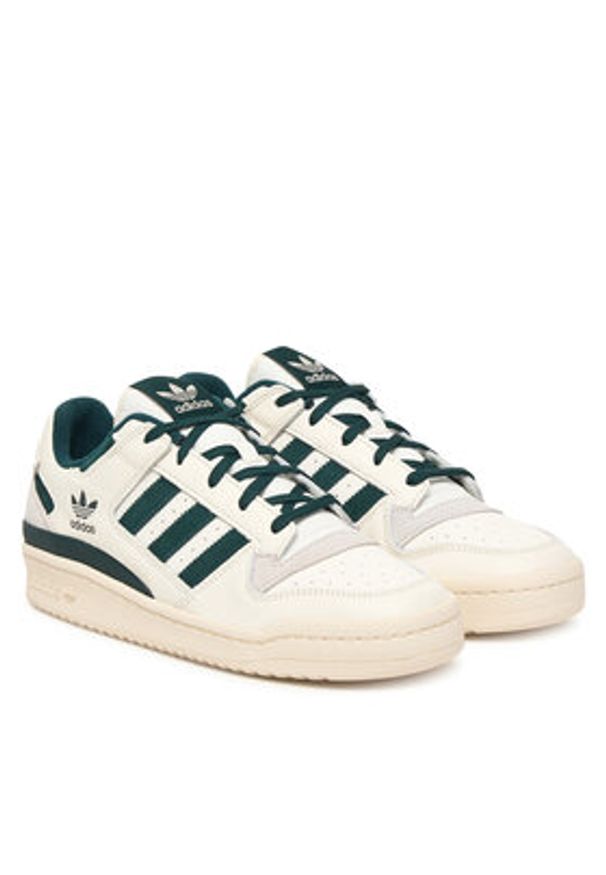 Adidas - adidas Sneakersy Forum Low Cl JQ0207 Biały. Kolor: biały. Materiał: skóra