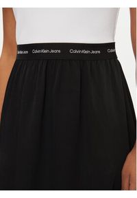 Calvin Klein Jeans Sukienka letnia Logo J20J223066 Biały Regular Fit. Kolor: biały. Materiał: wiskoza. Sezon: lato #3