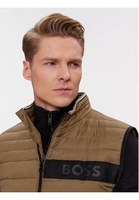 BOSS - Boss Kamizelka Darolan 50464300 Brązowy Regular Fit. Kolor: brązowy. Materiał: syntetyk #6