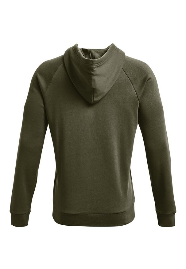 Bluza męska Under Armour Rival FLC Signature HD. Kolor: zielony. Materiał: dresówka