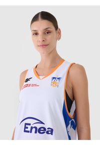 4f - 4F Koszulka meczowa replika domowa z sezonu 2024/25 damska 4F x Enea AZS Poznań - multikolor XXL. Typ kołnierza: dekolt w serek. Kolor: wielokolorowy. Materiał: dzianina, włókno, materiał, syntetyk. Wzór: aplikacja, gładki, nadruk, ze splotem. Sport: koszykówka, fitness