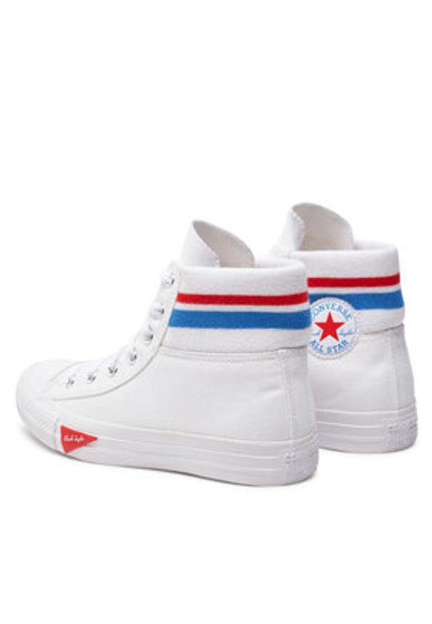 Converse Trampki Chuck Taylor All Star Retro Sport A06314C Biały. Kolor: biały. Materiał: materiał. Styl: sportowy, retro
