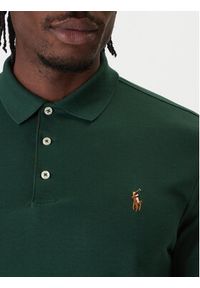 Polo Ralph Lauren Polo 710671785044 Zielony Regular Fit. Typ kołnierza: polo. Kolor: zielony. Materiał: bawełna #5