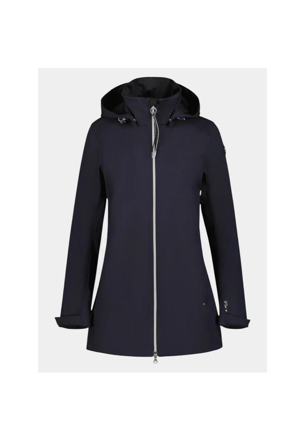 LUHTA - Kurtka softshell damska Luhta Erkkola. Kolor: niebieski. Materiał: softshell. Długość: długie. Sport: turystyka piesza