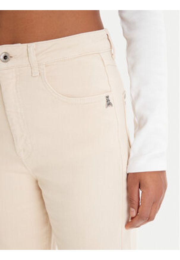 Patrizia Pepe Jeansy 8P0487/D006-W409 Beżowy Regular Fit. Kolor: beżowy
