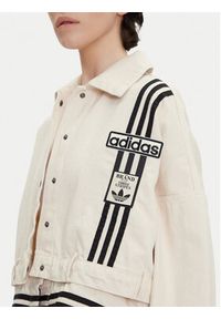 Adidas - adidas Kurtka jeansowa Adibreak JD5617 Écru Regular Fit. Materiał: bawełna #3