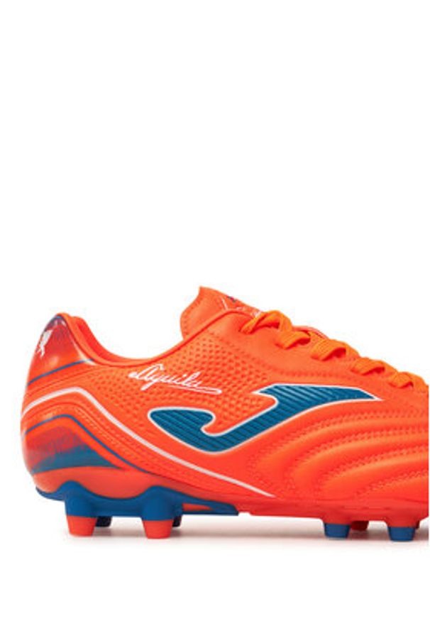 Joma Buty do piłki nożnej Aguila Firm Ground AGUW2408FG Pomarańczowy. Kolor: pomarańczowy. Materiał: skóra