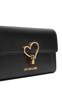 Love Moschino - LOVE MOSCHINO Torebka JC4327PP0NKU0000 Czarny. Kolor: czarny. Materiał: skórzane #5