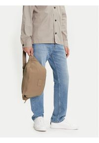 Calvin Klein Jeans Saszetka nerka Metro Oversized Waistbag Ny LV04G3088G Beżowy. Kolor: beżowy. Materiał: materiał #3