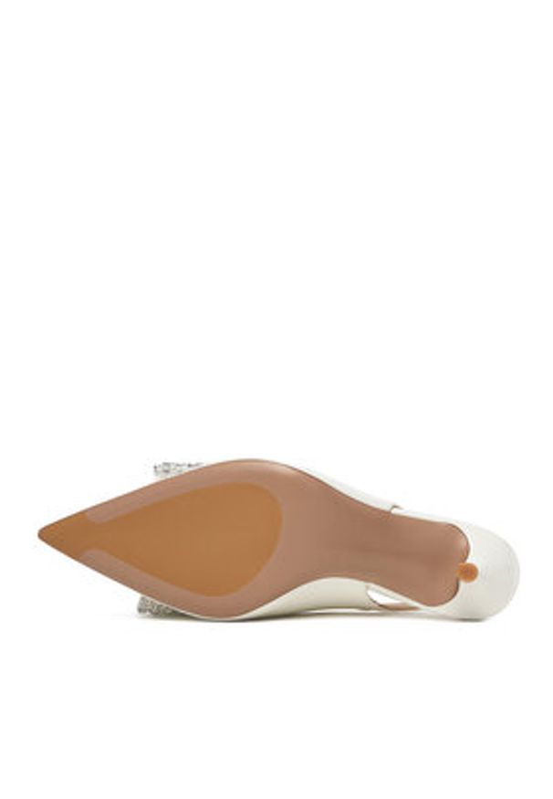 Eva Minge Szpilki ANEMONE-V1892-56-1 Biały. Kolor: biały. Materiał: skóra, syntetyk. Obcas: na szpilce