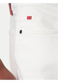 Hugo - HUGO Jeansy 50556632 Biały Regular Fit. Kolor: biały #4
