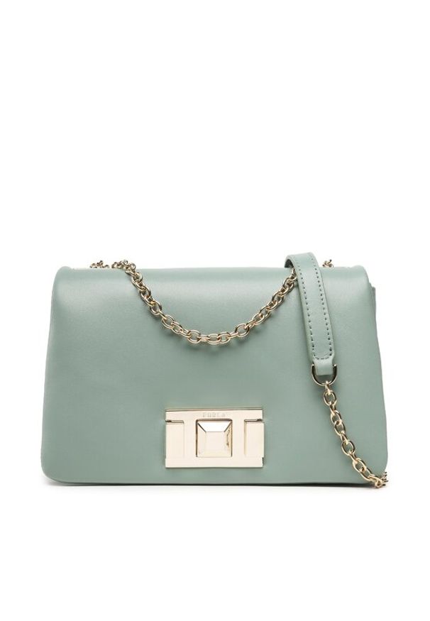 Furla Torebka Lulu WB00898-BX1711-1996S-1-007-20-BG-B Zielony. Kolor: zielony. Materiał: skórzane