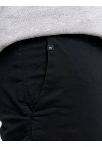 Big-Star - Spodnie chinosy męskie czarne Hektor 907. Kolor: czarny. Styl: elegancki #8