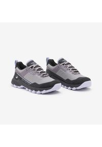 quechua - Buty turystyczne damskie Quechua MH500 wodoodporne. Kolor: szary, wielokolorowy, fioletowy. Materiał: kauczuk. Szerokość cholewki: normalna. Styl: sportowy