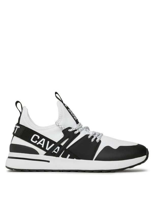 Sneakersy Just Cavalli. Kolor: biały