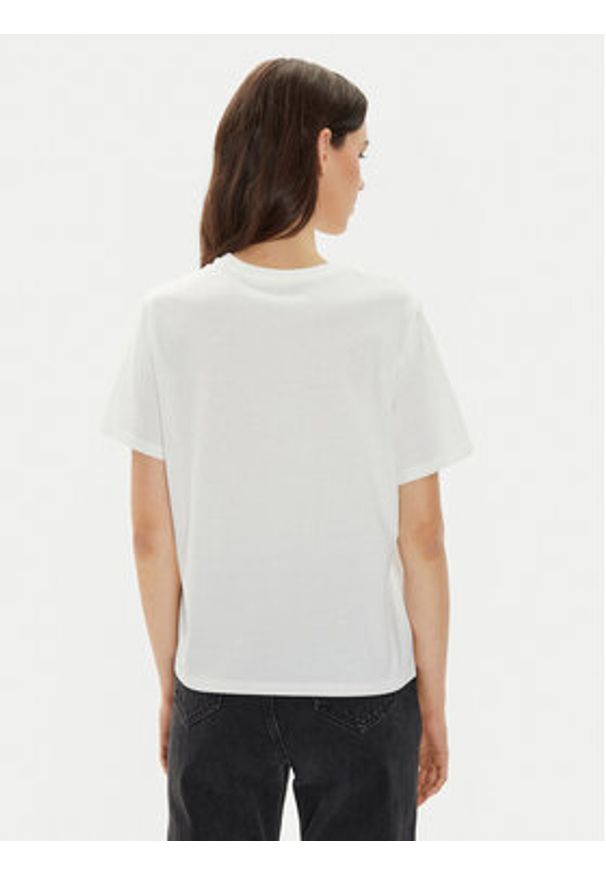 JDY T-Shirt Felisa 15300408 Écru Regular Fit. Materiał: bawełna