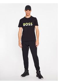 BOSS - Boss T-Shirt Tee 1 50477616 Czarny Regular Fit. Kolor: czarny. Materiał: bawełna #5
