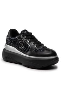 Liu Jo Sneakersy June 01 BF2139 TX053 Czarny. Kolor: czarny. Materiał: skóra