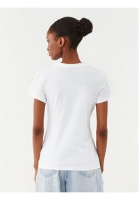 Calvin Klein Jeans T-Shirt J20J220253 Biały Slim Fit. Kolor: biały. Materiał: bawełna #5
