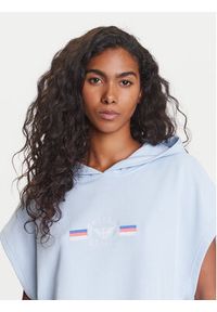 Emporio Armani Underwear Bluza EW000498 AF10882 U9273 Błękitny Loose Fit. Kolor: niebieski. Materiał: syntetyk, bawełna #4