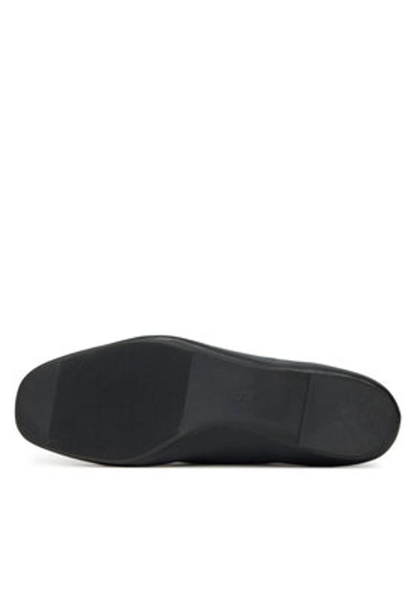 DeeZee Baleriny DZRP0468-10 Czarny. Kolor: czarny. Materiał: skóra
