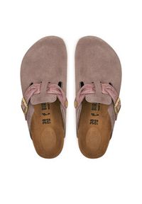 Birkenstock Klapki Boston Braided 1029122 Różowy. Kolor: różowy. Materiał: skóra, zamsz #5