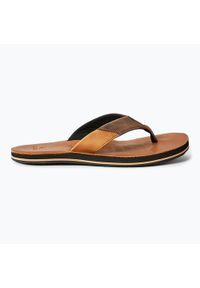 RIPCURL - Japonki męskie Rip Curl Oxford Leather. Kolor: brązowy