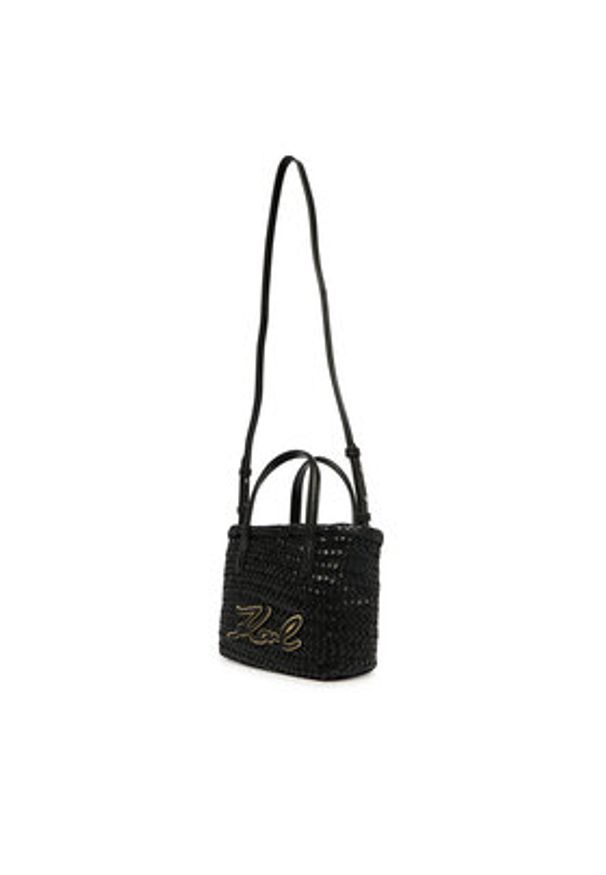 Karl Lagerfeld - KARL LAGERFELD Torebka B2W30224 Czarny. Kolor: czarny. Materiał: skórzane